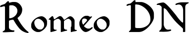 Romeo DN Font