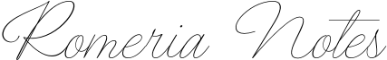 Romeria Notes Font