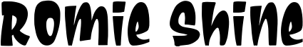 Romie Shine Font