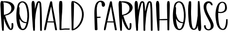 Ronald Farmhouse Font