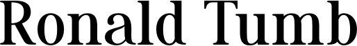 Ronald Tumb Font