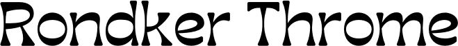 Rondker Throme Font