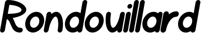 Rondouillard Gras Italique.otf