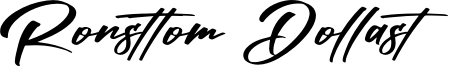 Ronsttom Dollast Font