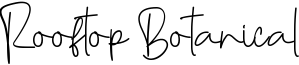Rooftop Botanical Font