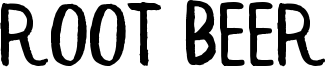 Root Beer Font