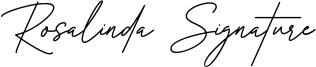 Rosalinda Signature Font