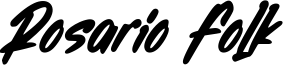 Rosario Folk Font