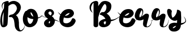Rose Berry Font