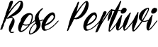 Rose Pertiwi Font