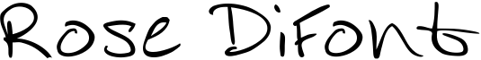 Rose DiFont Font