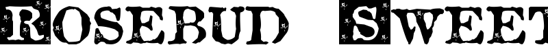 Rosebud Sweet Font