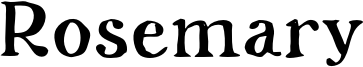 Rosemary Font