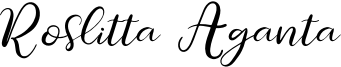 Roslitta Aganta Font