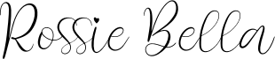 Rossie Bella Font