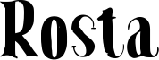 Rosta Font