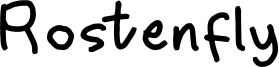 Rostenfly Font