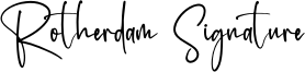 Rotherdam Signature Font