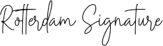 Rotterdam Signature Font