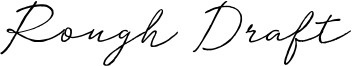 Rough Draft - Demo.ttf