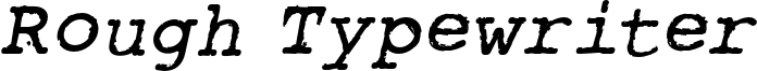 rough_typewriter-bld-itl.otf