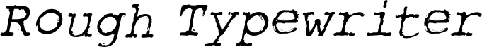 rough_typewriter-itl.otf