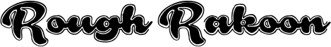Rough Rakoon Font