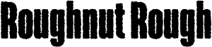 Roughnut Rough Font