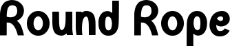 Round Rope Font