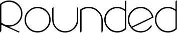 Rounded Font