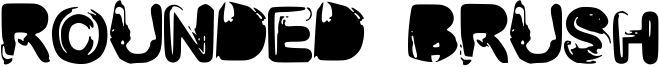 Rounded Brush Font