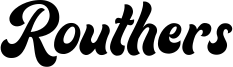 Routhers Font