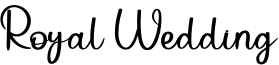 Royal Wedding Font