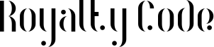 Royalty Code Font