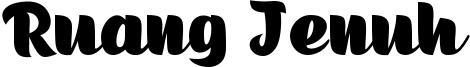 Ruang Jenuh Font