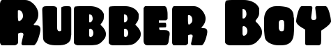 Rubber Boy Font