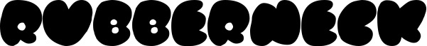 Rubberneck Font