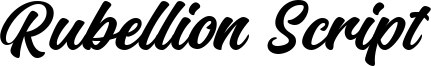 Rubellion Script Font