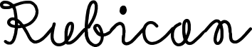 Rubican Font