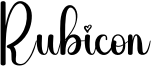 Rubicon Font