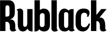Rublack Font