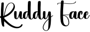 Ruddy Face Font