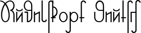 Rudelskopf Deutsch Font