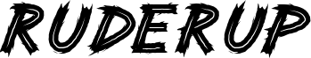 Ruderup Font