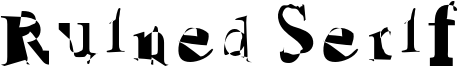 Ruined Serif Font