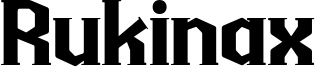 Rukinax Font