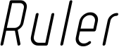 Ruler Light Italic.ttf