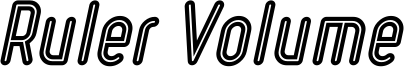 Ruler Volume Inline.ttf