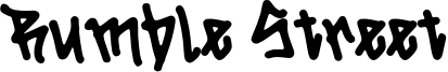 Rumble Street Font