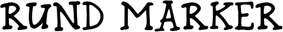 Rund Marker Font